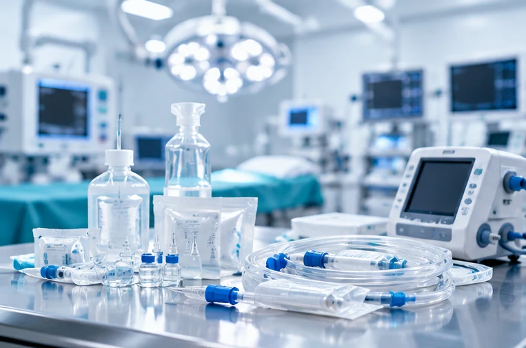 Modern medical equipment and healthcare environment